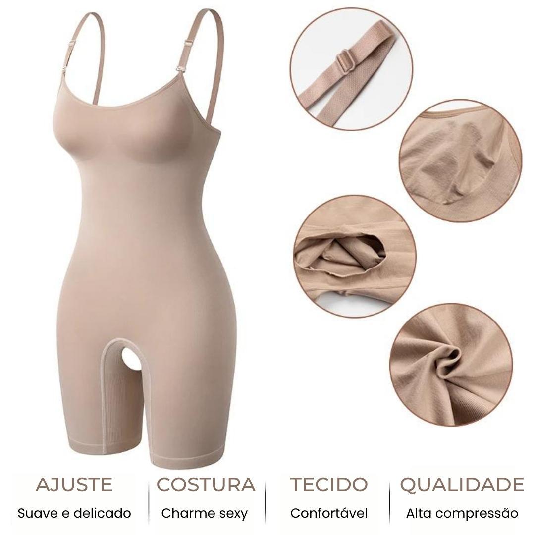 Body Shaper Ultra Modelador Elegance™ - Empina Bumbum & Reduz Medidas