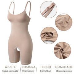 Body Shaper Ultra Modelador Elegance™ - Empina Bumbum & Reduz Medidas