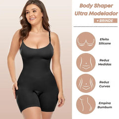 Body Shaper Ultra Modelador Elegance™ - Empina Bumbum & Reduz Medidas